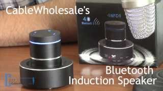 Bluetooth Vibrating Induction Speaker  CableWholesale [upl. by Anohs]