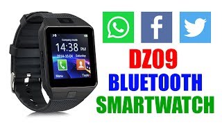 ROOQ DZ09 Smart Watch  Bluetooth with SIM amp TF Card Slot [upl. by Inus]