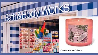 BathampBodywork Coconut Pina Colada Candle Review  Transport Yourself to the Tropics [upl. by Lletnom]