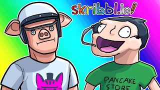 Skribblio Funny Moments  Unibrow or Skateboard [upl. by Susie]