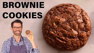 EASY Brownie Cookies Recipe [upl. by Yar966]