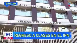 Alumnos de escuelas del IPN regresan a clases  De Pisa y Corre [upl. by Letch]