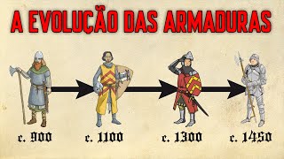 COMO ERAM AS ARMADURAS MEDIEVAIS  A Evolução das Armaduras na Idade Média [upl. by Teodor124]