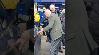 Jasper Carrott arriving at St Andrews for Birmingham v PNE and UB40 concert [upl. by Kenelm]