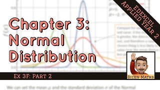 Normal Distribution 9 • Full Binomial Approximation example • Stats2 Ex3F • 🎲 [upl. by Nairde]