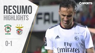 Highlights  Resumo Marítimo 01 Benfica Liga 1819 13 [upl. by Naliorf132]