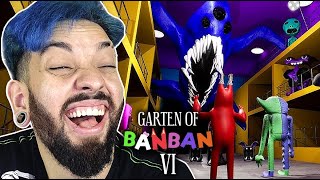 PASSEI MAL DE TANTO RIR COM O PIOR JOGO DA FRANQUIA 😂  Garten of Banban 6 [upl. by Gascony418]