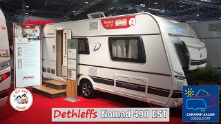 Vorstellung des Dethleffs Nomad 490 EST auf dem Caravan Salon 2019 [upl. by Luane913]