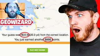 Reacting to GeoWizard BEST GEOGUESSR PLAYER IN THE WORLD [upl. by Llohcin]