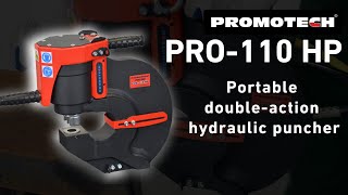 Promotech  PRO 110 Hydraulic Puncher [upl. by Eineg]