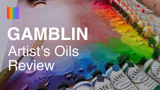 Gamblin Artists Oil Paint Review  Paint List [upl. by Story212]