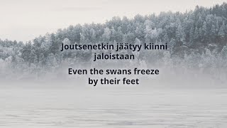 PMMP  Joutsenet Finnish amp English lyrics [upl. by Steele580]