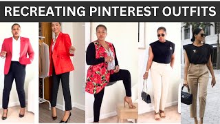 RECREATING PINTEREST SUMMER OUTFITS 2024  Casual Outfit Ideas [upl. by Wesle]