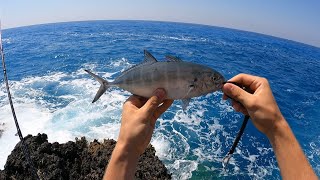 Light Rock Fishing Greece  Saddled Breams [upl. by Tifanie]