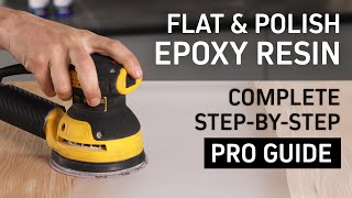 How to Sand and Polish Epoxy Resin to a Mirror Finish  Step by Step Guide [upl. by Yuht474]