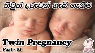 TWIN PREGNANCY  EVERYTHING YOU NEED TO KNOW  නිවුන් දරුවන් ගැබ් ගැනිම [upl. by Selie]