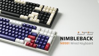 LTC NimbleBack NB981 96 Mechanical Keyboard Overview [upl. by Ecirb573]