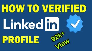 How To Verify Your LinkedIn Profile  StepbyStep Tutorial [upl. by Kalindi]