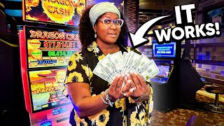 We WON on Slot Machines in Las Vegas using a YouTube Strategy [upl. by Enomad]