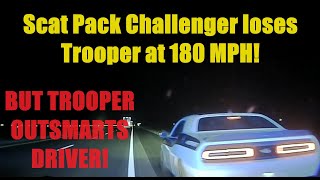 SCAT PACK Challenger goes 170185 MPH fleeing from Arkansas State Police  Trooper outsmarts him [upl. by Gabrielle]