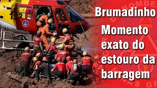 Brumadinho  O EXATO momento do estouro da barragem  Os valores de um Bombeiro Militar [upl. by Jecoa]