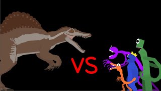 Rainbow Friends VS Spinosaurus JWCC [upl. by Nitsyrk]