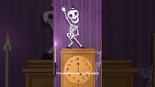 Hickory Dickory Dock Halloween Part 2 funnystories storytime shorts [upl. by Inalial]