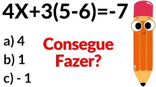 Equação do Primeiro Grau de um Jeito Fácil e Rápido [upl. by Boorer]