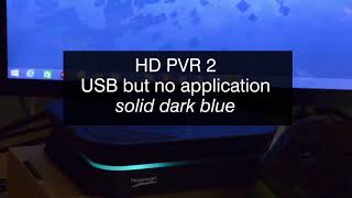 HD PVR 2  what do the lights mean [upl. by Atteuqnas]