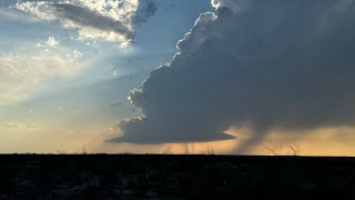 Beautiful LP Supercell in TX  6 Hours of Waiting 51124  Live Storm Chase Archive [upl. by Rochella]