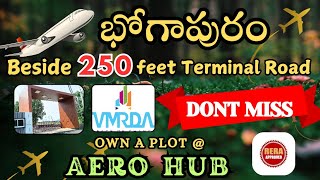 Premium VMRDA Plots for sale in bhogapuram 8688623665 AT BHOGAPURAM COMMERCIAL 250FT ROAD [upl. by Perceval]