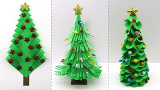 Albero di Natale di Carta 3 Idee con Tutorial [upl. by Yennek613]