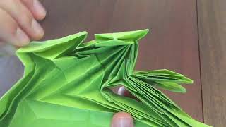 Origami Complex Dragonfly by Shuki Kato part 3 [upl. by Einafit]