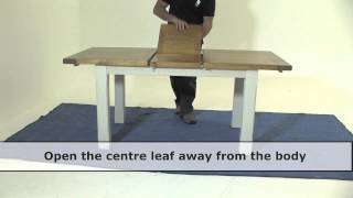 How to open and close an extension table [upl. by Leeland]