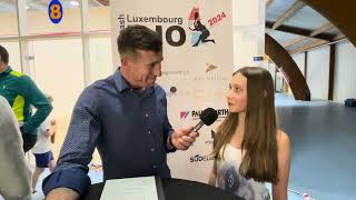 Interview with Harriet Sneyd GU13 at Luxembourg Junior Open 2024 [upl. by Damalas]