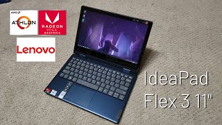 Lenovo IdeaPad Flex 3 11quot AMD Windows 10 review [upl. by Kinghorn]