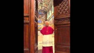 Conclave Doors  quotExtra Omnesquot A D 2005  Closing Doors of Papal Apartments [upl. by Fennessy]