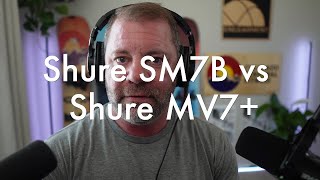 Shure SM7B vs Shure MV7 Microphone Test [upl. by Jerol]