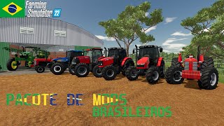 Pack de Mods Brasileiros Farming Simulator 22  SÃ³ os Melhores [upl. by Trebled504]