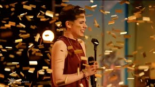 Calysta Bevier 16YearOld Cancer Survivor Gets GOLDEN BUZZER with Fight Song by Rachel Platten [upl. by Ellenehc680]