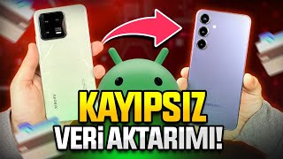 Androidden Androide telefon aktarma nasıl yapılır [upl. by Haroppizt892]