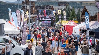 Alpe dHuez Triathlon VILLAGE EXPO [upl. by Odicalp]