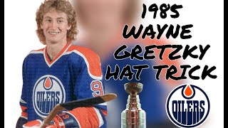 Wayne Gretzky Highlights Hat Trick 1985 NHL Finals [upl. by Gisela]