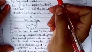 Hexamine structure and uses [upl. by Siuol]