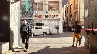 Walk 6 “Dr Love”  ADRIFT in Melbourne Queen St South to King St via Little Lonsdale St • 4K HDR [upl. by Mourant105]