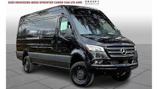 2023 MercedesBenz Sprinter Cargo Van 170 AWD  Video Tour with Roger [upl. by Inaliel]