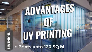 Advantages of UV printing UV vs Eco solvent vs Latex [upl. by Bonnice]