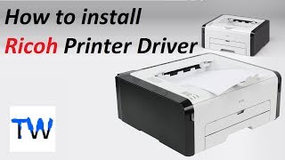 Ricoh SP 210 Printer Driver Download and Install  Teach World [upl. by Attenev]