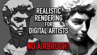 Art Tutorial REALISTIC RENDERING  PAINT WITHOUT AIRBRUSH [upl. by Way]