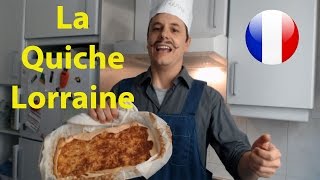 Apprendre le français en cuisinant La quiche lorraine [upl. by Romelda]